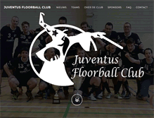 Tablet Screenshot of juventusfloorballclub.be